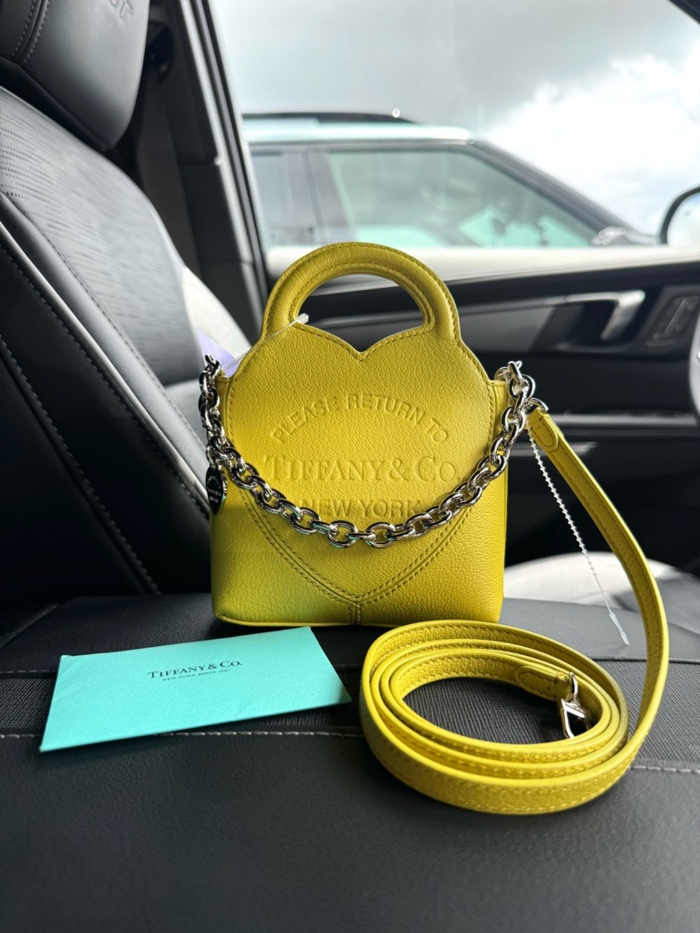Tiffany & Co. Heart Shaped Micro Tote Bag With Crossbody